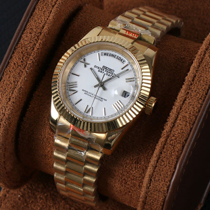 DayDate Gold White Mod