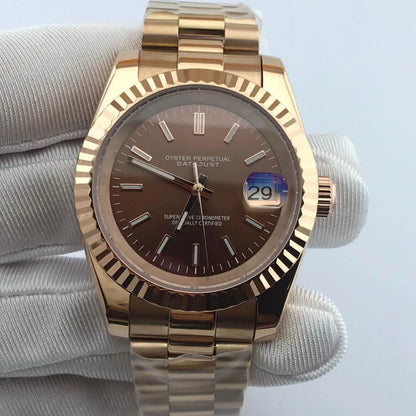 DATEJUST ROSE BROWN DIAL MOD